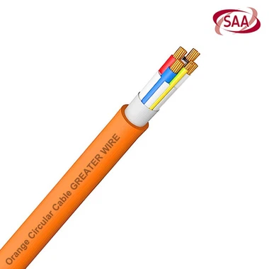 orange circular cable orange circular cable