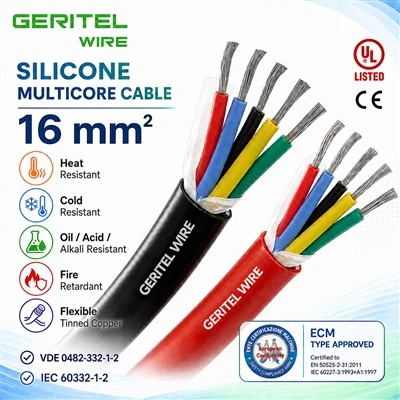 Cáp silicon SiHF-J 16mm dành cho hệ thống cơ khí của trung tâm dữ liệu